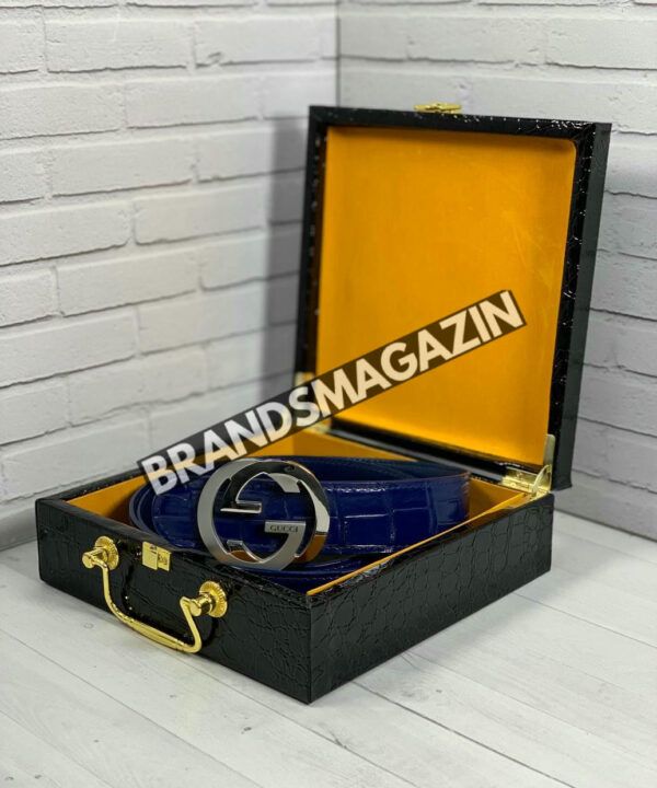 Ремень Gucci из кожи крокодила BM47449902177 Ремень Gucci из кожи крокодила BM47449902177