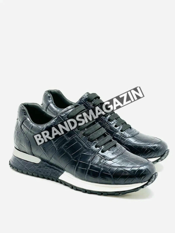 Кроссовки Louis Vuitton из кожи крокодила BM47629974477 4