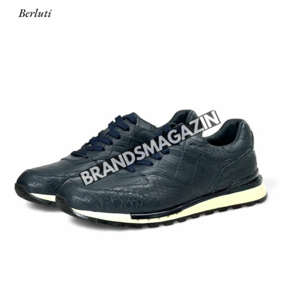 Кроссовки Berluti из кожи крокодила BM47587027377 4