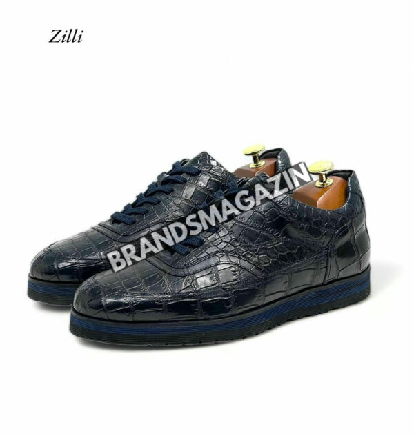 Сникеры Zilli из кожи крокодила BM7452177 3