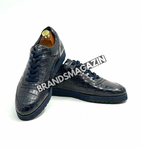 Сникеры Zilli из кожи крокодила BM7452177 4