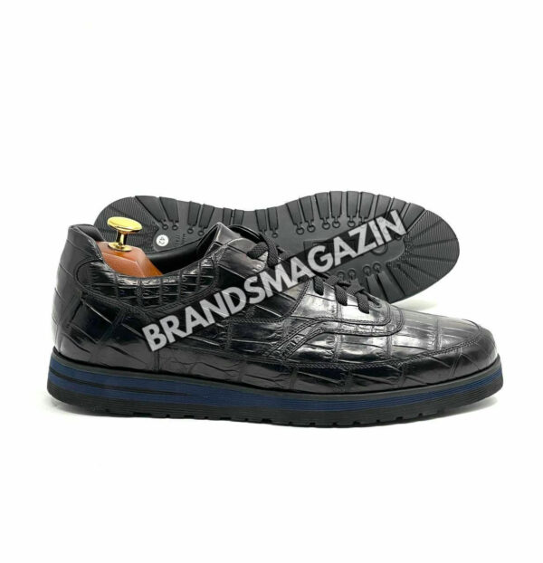 Сникеры Zilli из кожи крокодила BM7452677 2