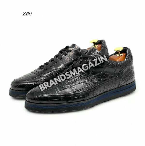 Сникеры Zilli из кожи крокодила BM7452677 3