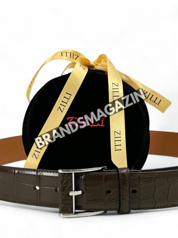 Ремень Zilli из кожи крокодила BM46639292577 3