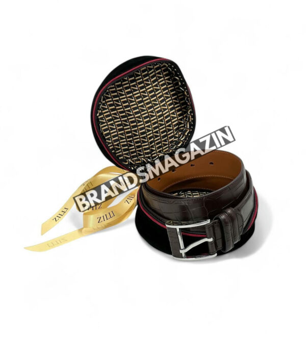 Ремень Zilli из кожи крокодила BM46639292577 5