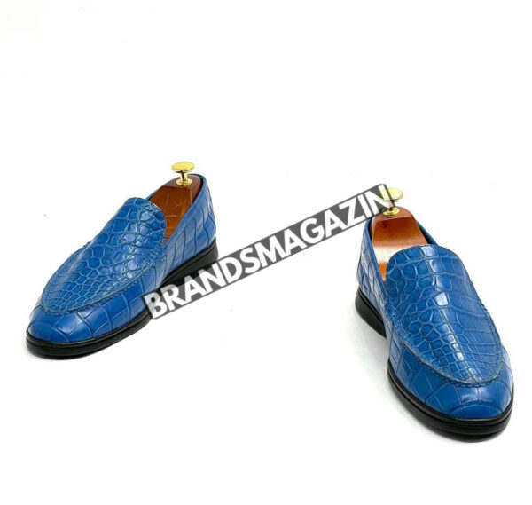 Лоферы Loro Piana из кожи крокодила BM69880777 2