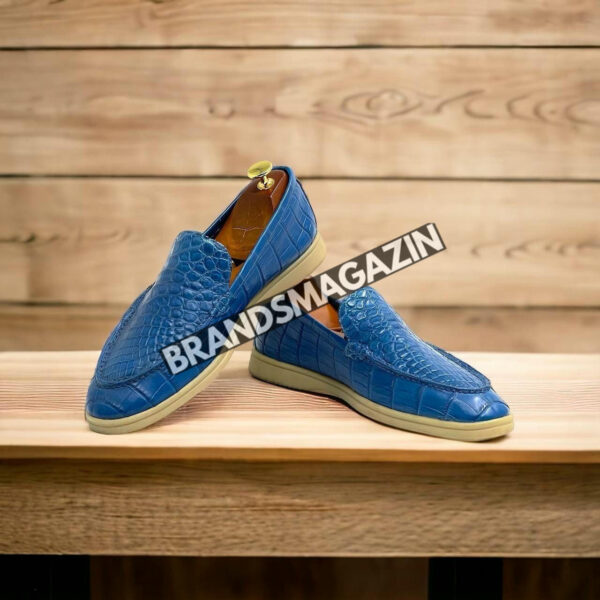 Лоферы Loro Piana из кожи крокодила BM69880977