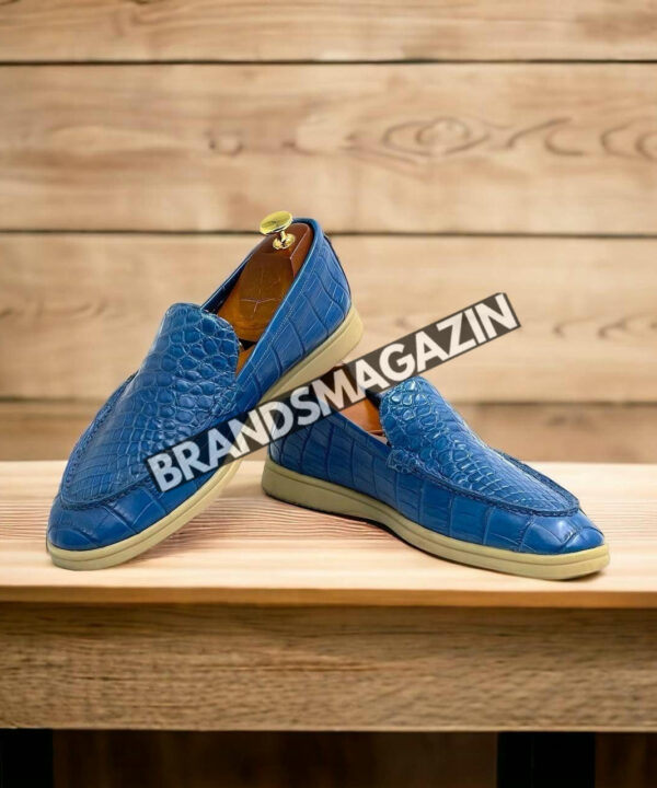 Лоферы Loro Piana из кожи крокодила BM69880977 Лоферы Loro Piana из кожи крокодила BM69880977