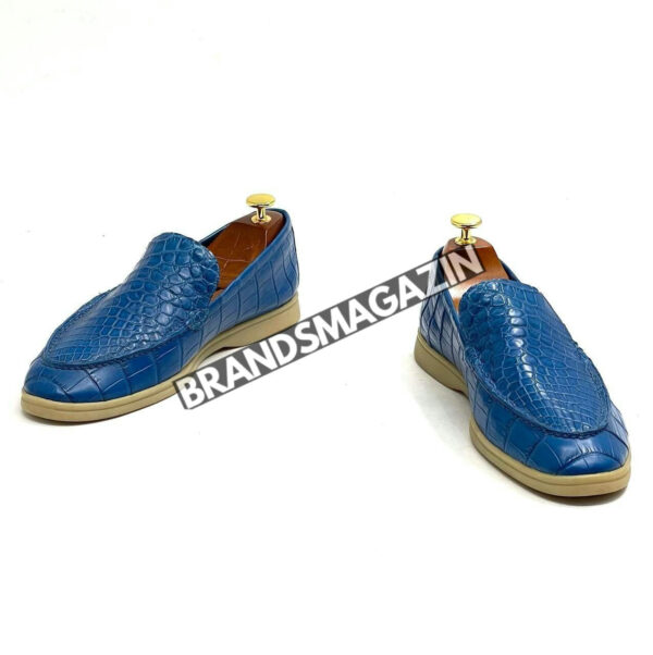 Лоферы Loro Piana из кожи крокодила BM69880977 2