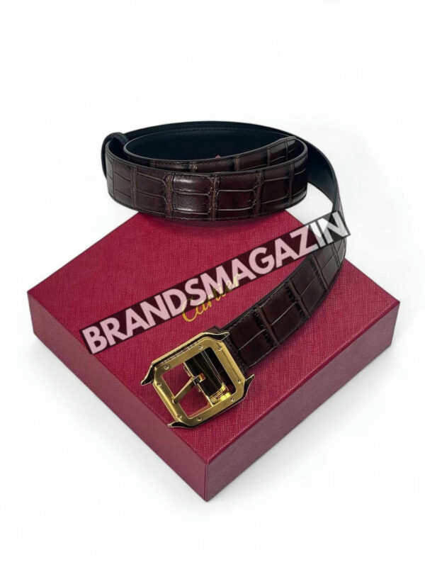 Ремень Cartier из кожи крокодила BM46807345677 4