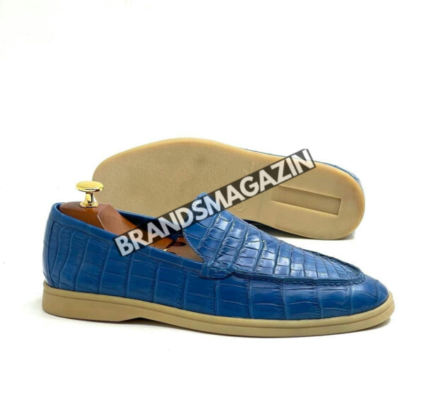 Лоферы Loro Piana из кожи крокодила BM69880977 5