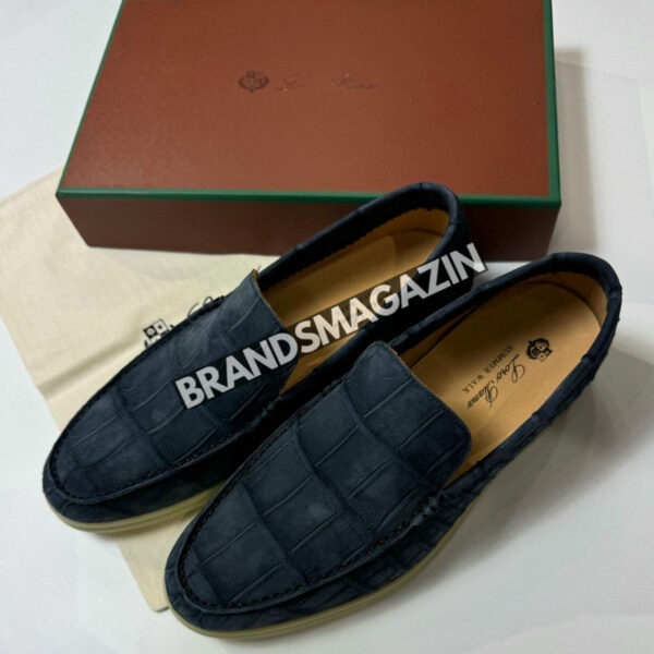 Лоферы Loro Piana из кожи крокодила BM7002277