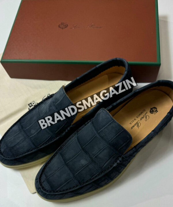 Лоферы Loro Piana из кожи крокодила BM7002277 Лоферы Loro Piana из кожи крокодила BM7002277