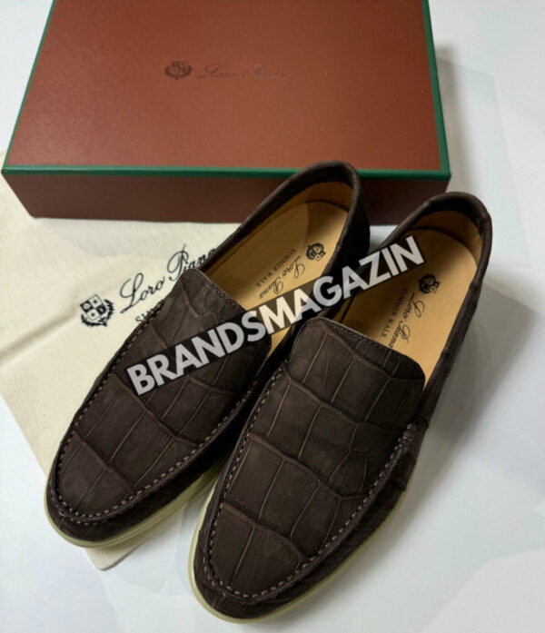 Лоферы Loro Piana из кожи крокодила BM7002377