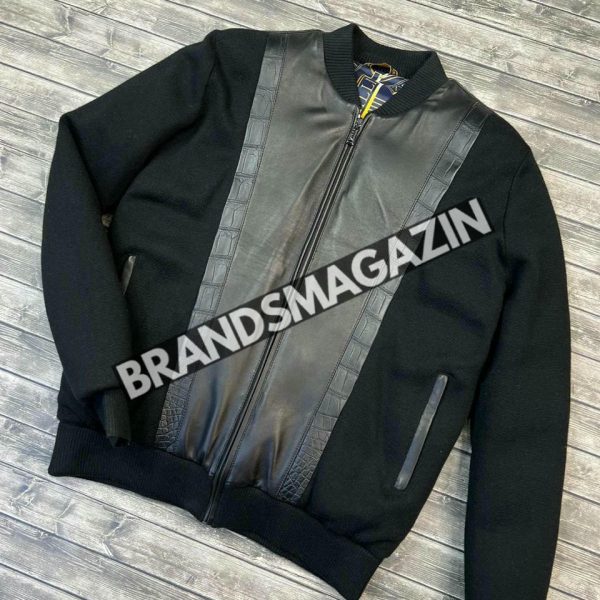 Куртка Zilli со вставками кожа крокодила BM46163600977