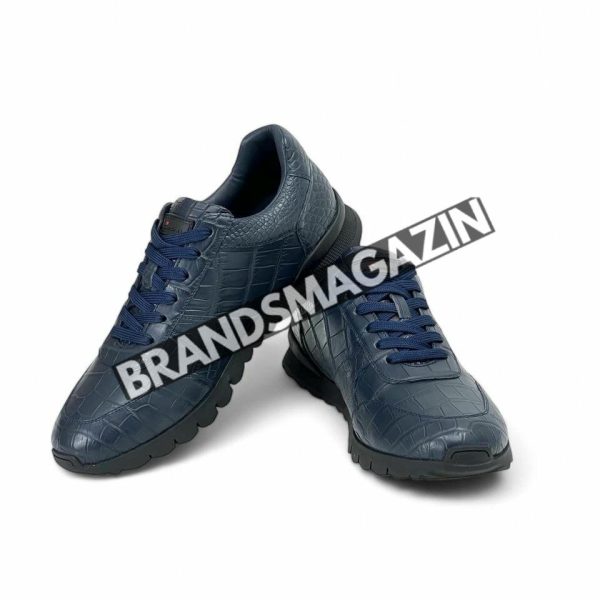 Кроссовки Kiton из кожи крокодила BM47501318777