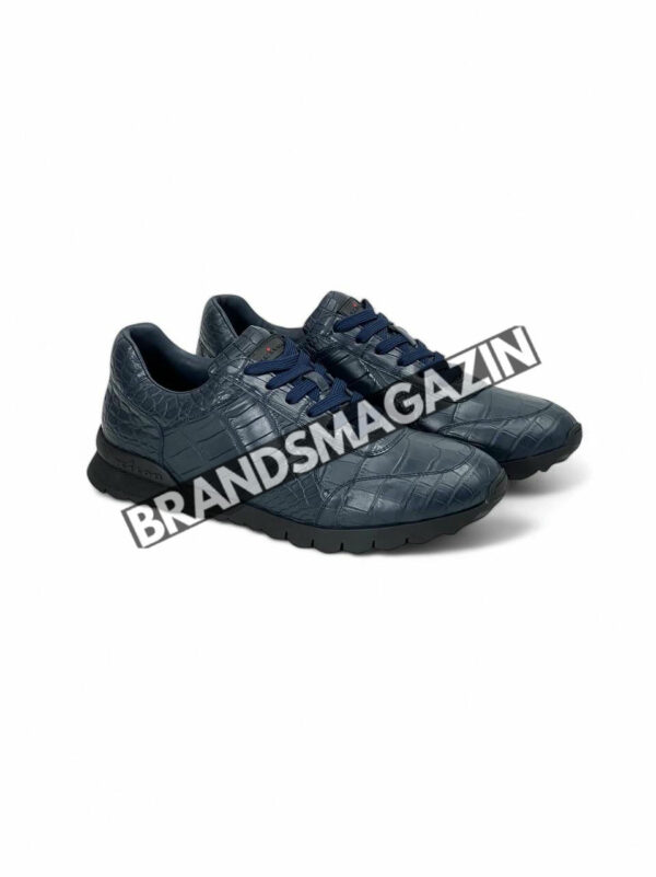 Кроссовки Kiton из кожи крокодила BM47501318777 3