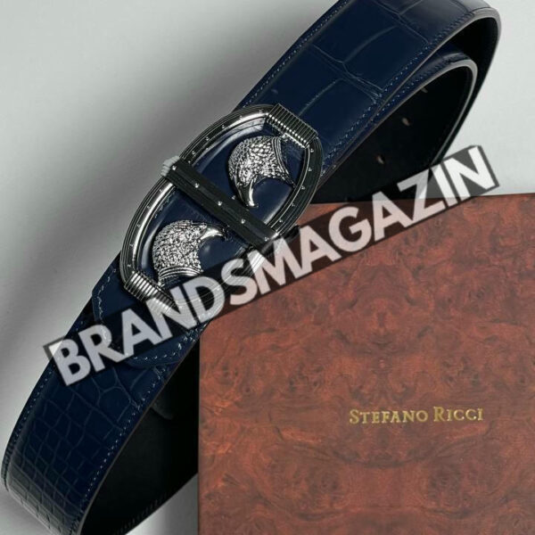 Ремень Stefano Ricci из кожи крокодила BM47449792577