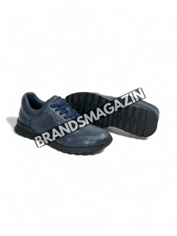 Кроссовки Kiton из кожи крокодила BM47501318777 2