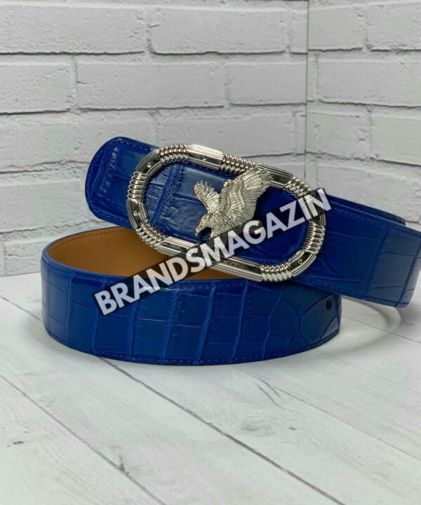 Ремень Stefano Ricci из кожи крокодила BM47559737177 Ремень Stefano Ricci из кожи крокодила BM47559737177