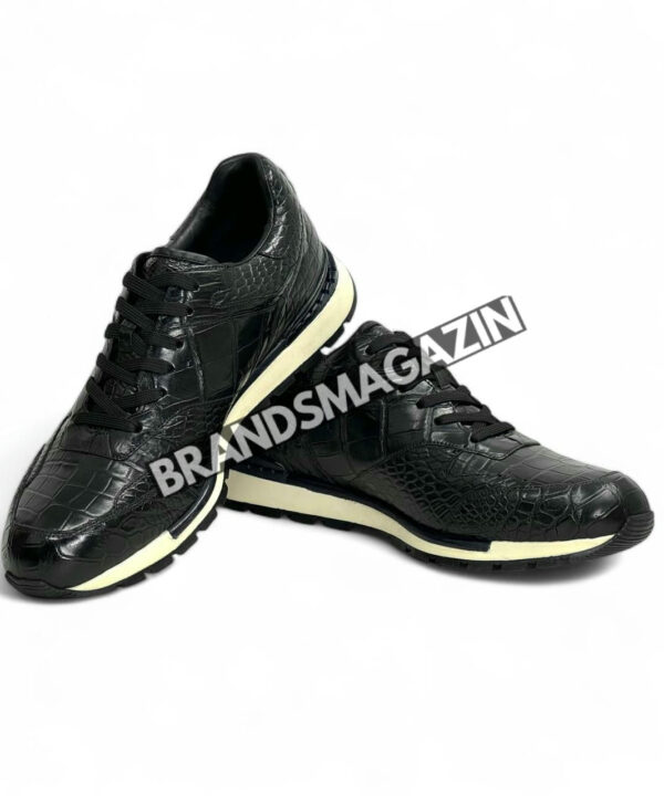 Кроссовки Berluti из кожи крокодила BM47587046677 Кроссовки Berluti из кожи крокодила BM47587046677