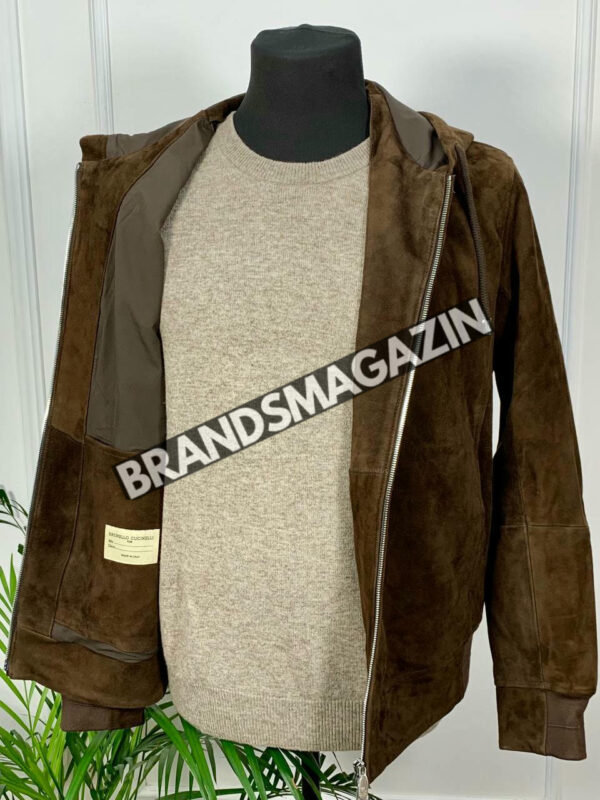Замшевая куртка Brunello Cucinelli BM47217240277 4