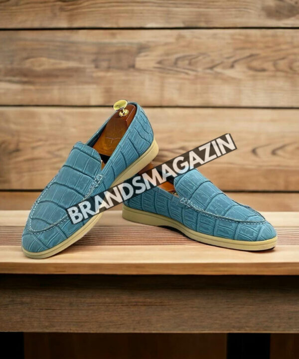 Лоферы Loro Piana из кожи крокодила BM69879277 Лоферы Loro Piana из кожи крокодила BM69879277