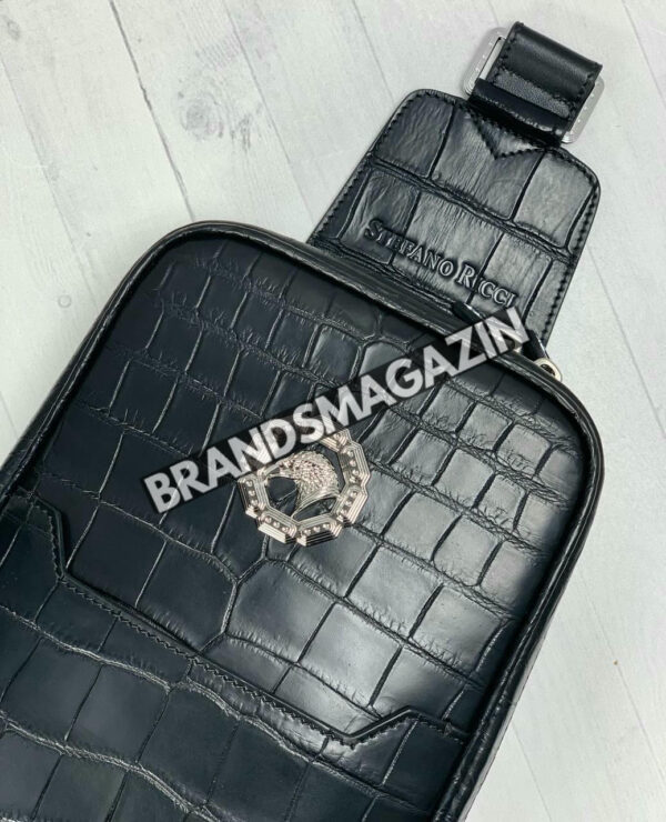 Сумка-слинг Stefano Ricci из кожи крокодила BM47506446277 3