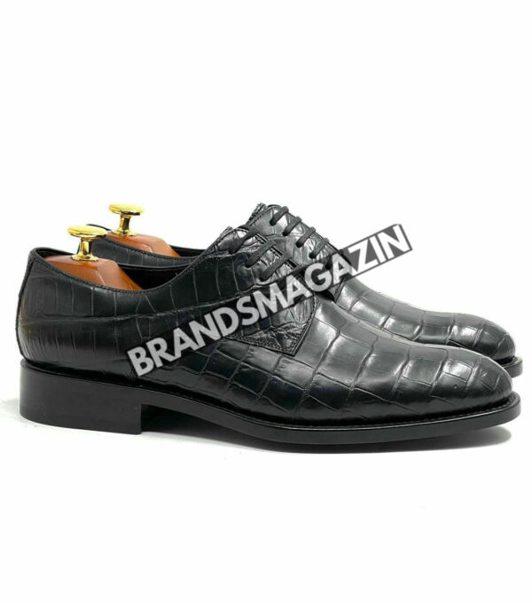 Туфли-дерби Zilli из кожи крокодила BM7449077 4