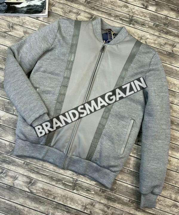 Куртка Zilli со вставками кожа крокодила BM46163636377 Куртка Zilli со вставками кожа крокодила BM46163636377