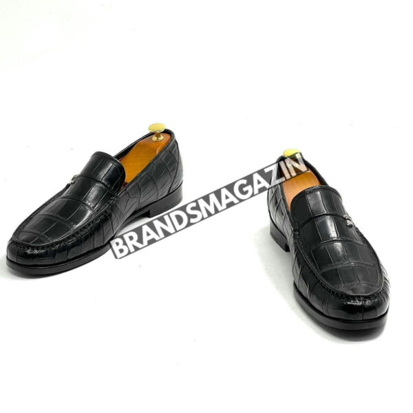 Лоферы Stefano Ricci из кожи крокодила BM69878177