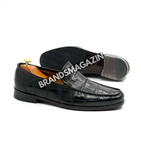 Лоферы Stefano Ricci из кожи крокодила BM69878177 2