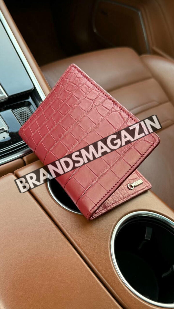 Обложка на паспорт Zilli из кожи крокодила BM47067686977