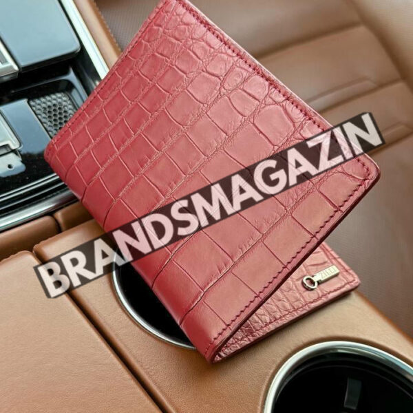 Обложка на паспорт Zilli из кожи крокодила BM47067686977