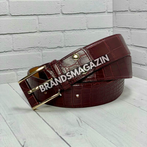 Ремень Zilli из кожи крокодила BM47559848877