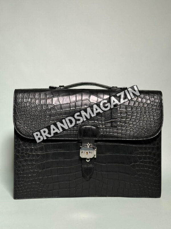 Портфель Hermes из кожи крокодила BM46390848177