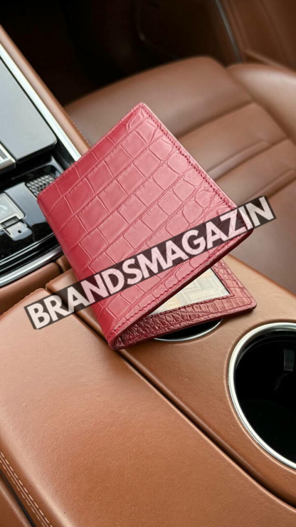 Обложка на паспорт Zilli из кожи крокодила BM47067686977 4