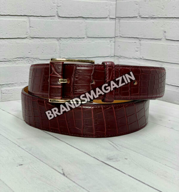Ремень Zilli из кожи крокодила BM47559848877 2