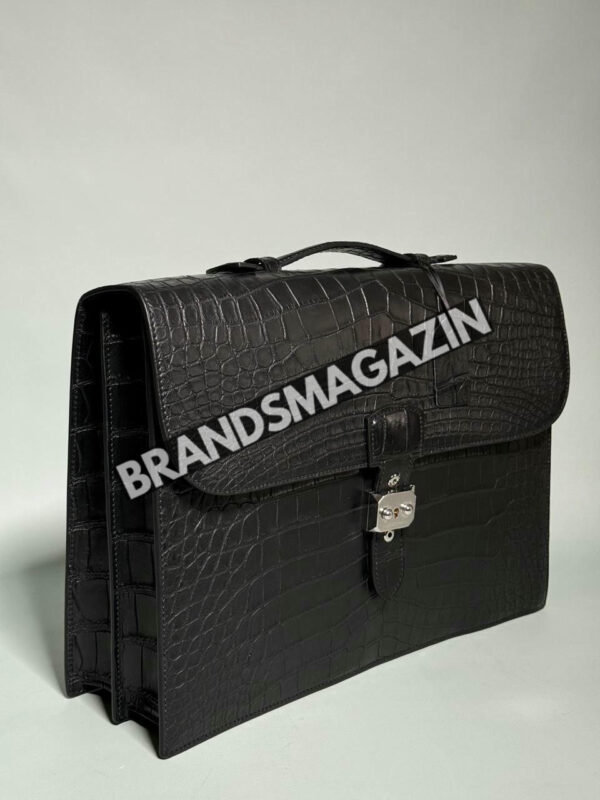 Портфель Hermes из кожи крокодила BM46390848177 3