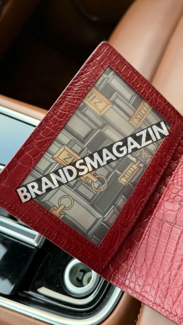 Обложка на паспорт Zilli из кожи крокодила BM47067686977 5