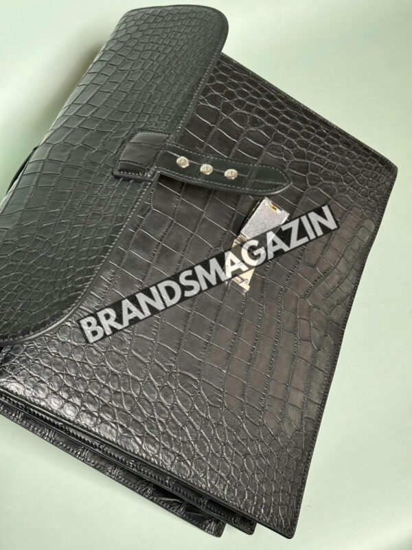 Портфель Hermes из кожи крокодила BM46390848177 6