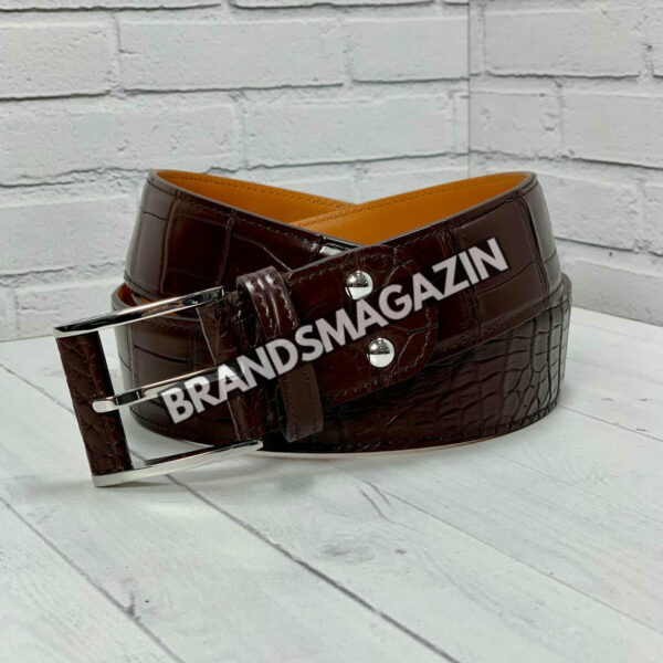 Ремень Zilli из кожи крокодила BM47559849277