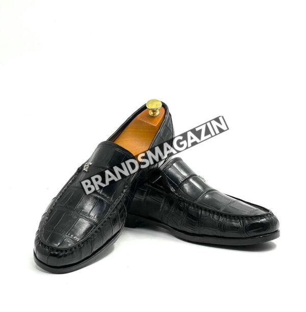 Лоферы Stefano Ricci из кожи крокодила BM69878177 5