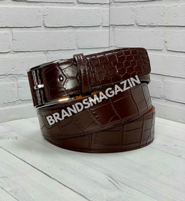 Ремень Zilli из кожи крокодила BM47559849277 2