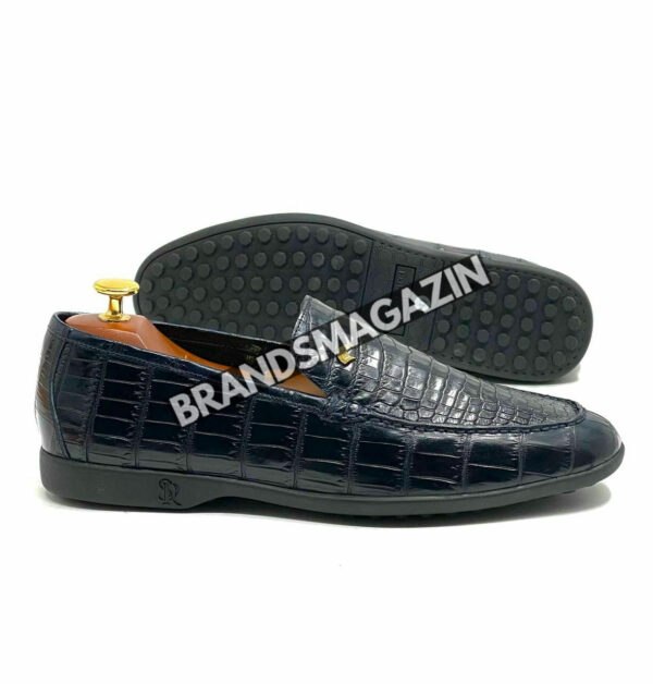 Лоферы Stefano Ricci из кожи крокодила BM71448977 2