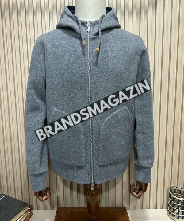 Двухсторонняя куртка Brunello Cucinelli BM47569248777 Двухсторонняя куртка Brunello Cucinelli BM47569248777