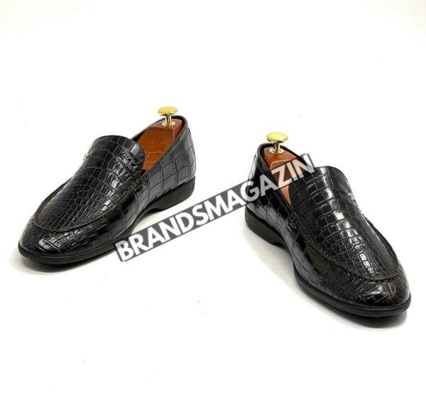Лоферы Stefano Ricci из кожи крокодила BM69679277 4