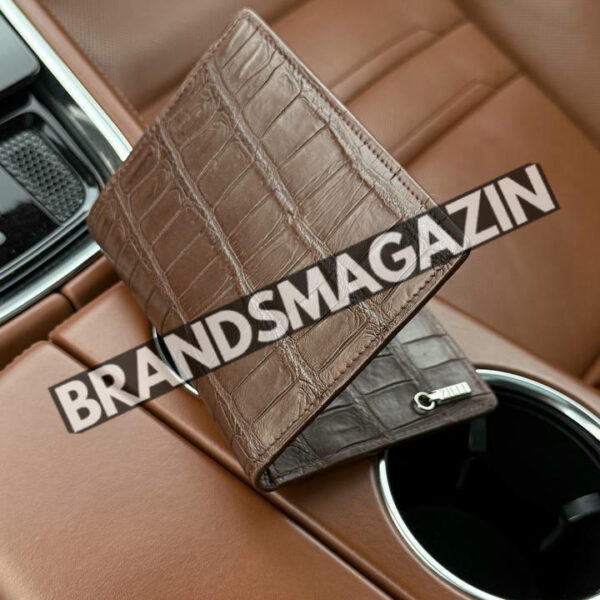 Обложка на паспорт Zilli из кожи крокодила BM47067837677