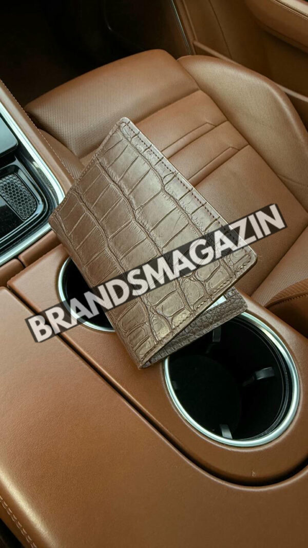 Обложка на паспорт Zilli из кожи крокодила BM47067837677 4