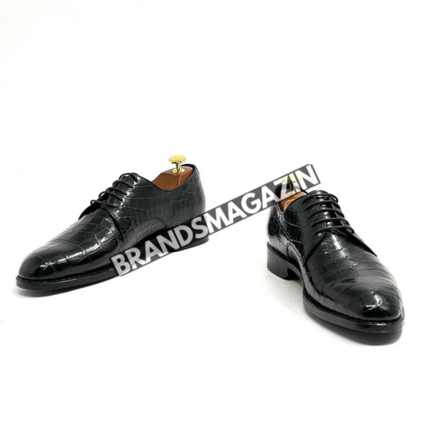 Туфли-дерби Stefano Ricci из кожи крокодила BM69790877 2